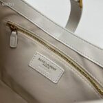 Saint Laurent YSL Women LE 5 À 7 Smooth Leather White Calfskin - Image 8