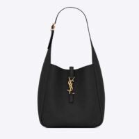 Saint Laurent YSL Women LE 5 À 7 Supple Small Grained Black Leather (5)