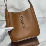 Saint Laurent YSL Women LE 5 À 7 Supple Small Grained Brown Leather - Imagen 5