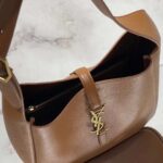 Saint Laurent YSL Women LE 5 À 7 Supple Small Grained Brown Leather - Imagen 7