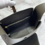 Saint Laurent YSL Women LE 5 À 7 Supple Small Grained Grey Leather - Image 8