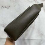 Saint Laurent YSL Women LE 5 À 7 Supple Small Grained Grey Leather - Image 5