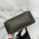 Saint Laurent YSL Women LE 5 À 7 Supple Small Grained Grey Leather - Image 6