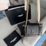 Saint Laurent YSL Women Mini Nolita Lambskin Black - Image 2