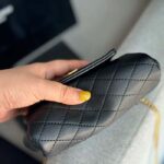 Saint Laurent YSL Women Mini Nolita Lambskin Black - Image 6