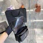 Saint Laurent YSL Women Niki Baby Vintage Leather Black Calfskin Brass - immagine 6