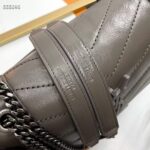 Saint Laurent YSL Women Niki Baby Vintage Leather Brown Calfskin Brass - Imagen 6