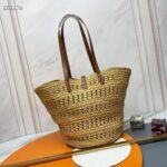 Saint Laurent YSL Women Panier Medium Bag Raffia Sandy - Bild 2