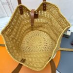 Saint Laurent YSL Women Panier Medium Bag Raffia Sandy - Bild 8