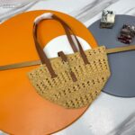 Saint Laurent YSL Women Panier Small Bag Raffia Sandy - Imagen 2