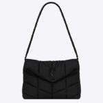 Saint Laurent YSL Dam Puffer Messenger Bag Econyl Väska Regenererad Nylon