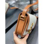 Saint Laurent YSL Women Solferino Medium Canvas Vegetable-Tanned Leather – Bild 11