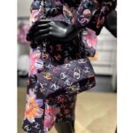 Chanel CC Women Classic 11.12 Handbag Printed Fabric Black Multicolor - immagine 13