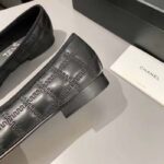 Chanel Women CC Ballet Flats Aged Calfskin Black 1 CM Heel - immagine 9