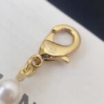 Chanel Women CC Chain Belt Metal Glass Pearls Strass Gold Pearly White Crystal - immagine 8