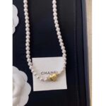 Chanel Women CC Chain Belt Metal Glass Pearls Strass Gold Pearly White Crystal - immagine 4