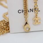 Chanel Women CC Chain Belt Metal Gold Blue Ref.  ABC748 B15375 NU456 – Image 5