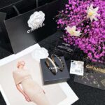 Chanel Women CC Cuff Metal Gold Black Ref. ABC986 B16125 NW383 - immagine 7