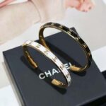 Chanel Women CC Cuff Metal Gold Black Ref. ABC986 B16125 NW383 - immagine 6
