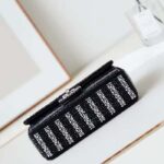 Chanel Women CC Evening Bag Strass Silver-Tone Metal Black Silver - Bild 8