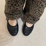 Chanel Women CC Mary Janes Lambskin Black 1 CM Heel - immagine 6