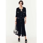 Chanel Women CC Small Flap Bag Sequins Black Metal White Black - Imagen 8