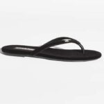 Chanel CC - Sandalias de tiras para mujer, terciopelo negro, tacón de 0,5 cm