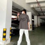 Dior CD Men T-Shirt T-Shirt Gray Cotton Jersey Silk Ribbed Crew Neck - Image 12