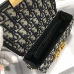 Dior CD Unisex 30 Montaigne Box Bag Blue Dior Oblique Jacquard - Imagen 7