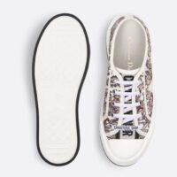 Dior CD Unisex Walk’N’Dior Platform Sneaker White Multicolor Cotton 4 Saisons Hiver (1)