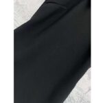 Dior CD Women CD A-Line Embroidered Dress Black Wool Silk Dragonfly Embroidery - Bild 9