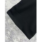 Dior CD Women CD A-Line Embroidered Dress Black Wool Silk Dragonfly Embroidery - Bild 8