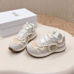 Dior CD Women C'est Dior Sneaker Embroidered Cotton Champagne Resin Pearls Mesh - immagine 5