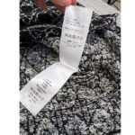 Dior CD Women Macrocannage Jacket Black White Technical Cotton Tweed - Bild 8