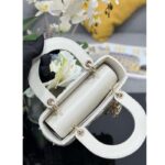 Dior CD Women Small Lady Dior My ABCDior Bag Latte Cannage Lambskin - immagine 5