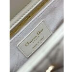 Dior CD Women Small Lady Dior My ABCDior Bag Latte Cannage Lambskin - immagine 10