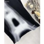 Dior Women T-Shirt Black White Cotton Linen Jersey Eiffel Tower Motif - Bild 6