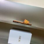 Dior Unisex CD Dway Slide Camel Calfskin Embroidered Cotton - Image 2