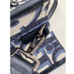 Dior Unisex CD East-West Tote Bag Beige Black Maxi Oblique Jacquard – Image 8