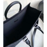 Dior Unisex CD East-West Tote Bag Black Maxi Dior Oblique Jacquard (10)