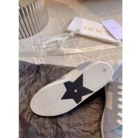 Dior Unisex Dior Star Sneaker Pastel Blue Suede Calfskin White Calfskin (9)