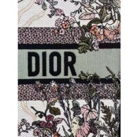 Dior Unisex Large Dior Book Tote Ecru Multicolor 4 Saisons Automne Soleil Embroidery (1)