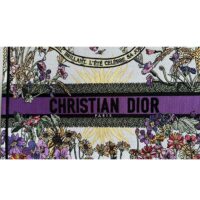 Dior CD Women CD Large Dior Book Tote Ecru Multicolor 4 Saisons Été Soleil (7)