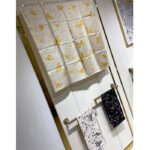 Dior Women CD Butterfly Zodiac 70 Square Scarf Ivory Gold-Tone Silk Twill – Bild 2