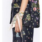 Dior Women CD D-Floral Mitzah Scarf White Multicolor Silk Twill - immagine 8
