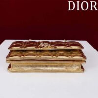 Dior Women CD Dior Or My Dior Mini Bag Gold Metallic Crinkled Cannage Calfskin (4)