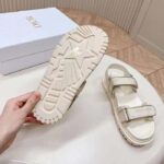 Dior Women CD Dioract Sandal Technical Fabric Allover Butterfly Print - Image 9