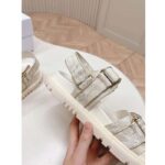 Dior Women CD Dioract Sandal Technical Fabric Allover Butterfly Print - Image 10