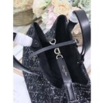 Dior Women CD Large Dior Toujours Bag Black Cannage Tweed - immagine 10