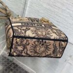 Dior Women CD Medium Lady D-Lite Bag Beige Black Toile De Jouy Soleil - immagine 6